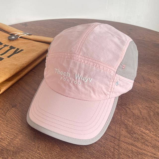 Embroidered Panel 5 Lettering Cap