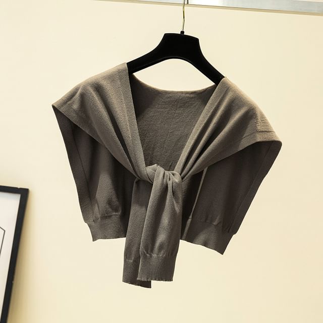 Knit Knot Shawl Plain