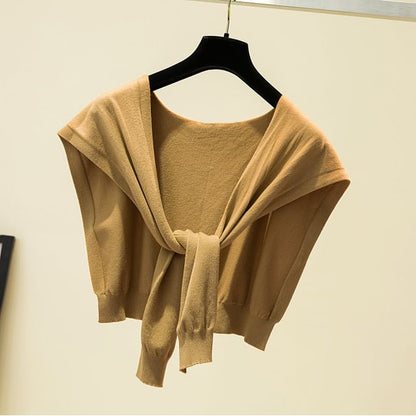 Knit Knot Shawl Plain