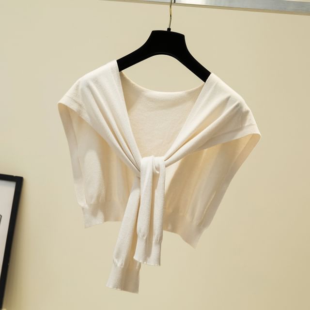 Knit Knot Shawl Plain