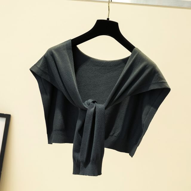 Knit Knot Shawl Plain