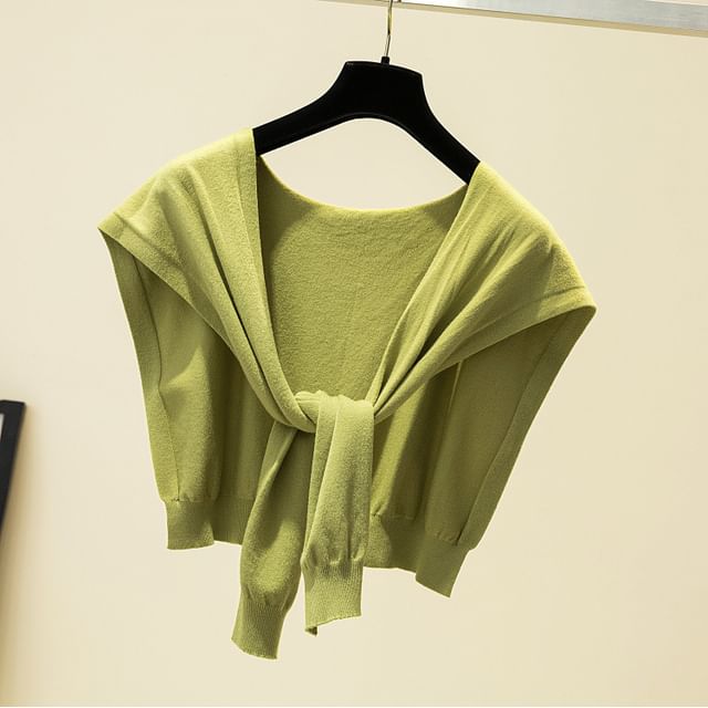 Knit Knot Shawl Plain