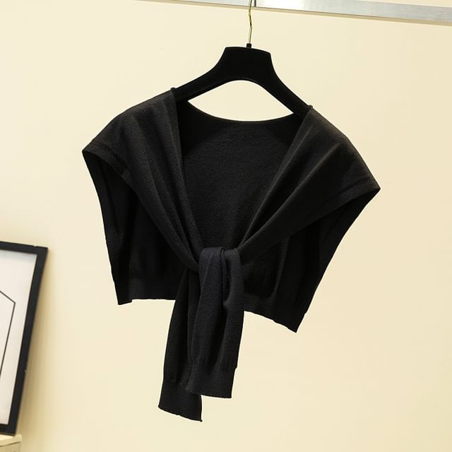 Knit Knot Shawl Plain