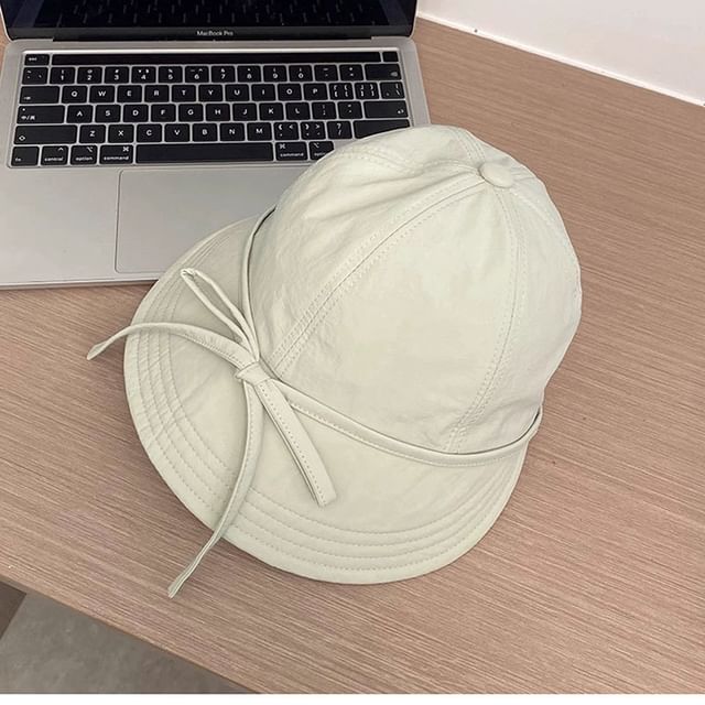 Plain Sun Quick Dry Bow Hat