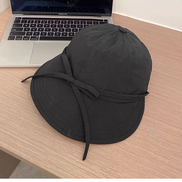 Plain Sun Quick Dry Bow Hat