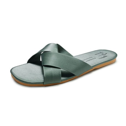 Knotted Slide Sandals