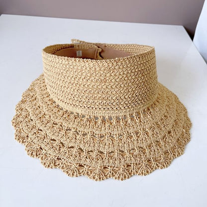 Plain Knit Sun Visor