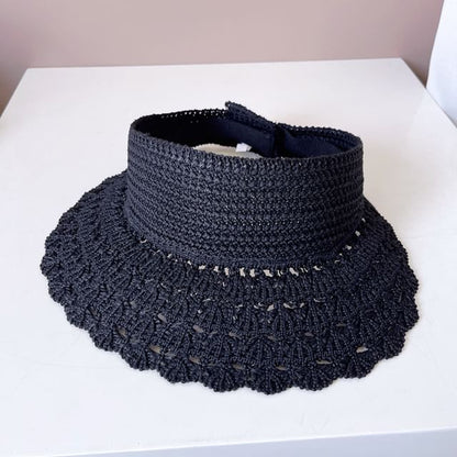 Plain Knit Sun Visor