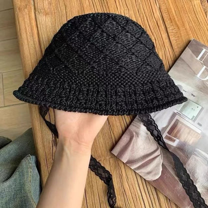 Plain Knit Bucket Hat
