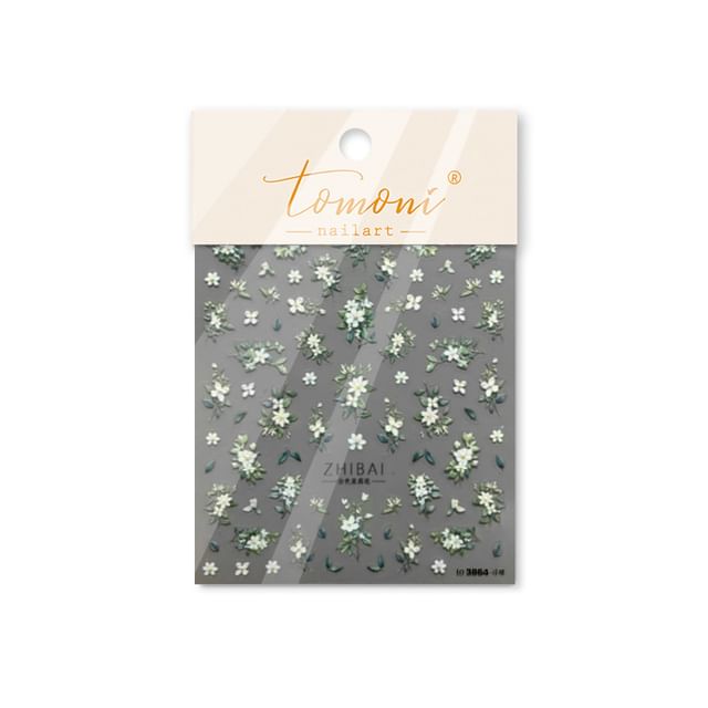 Floral Nail Art Stickers (Various Designs)