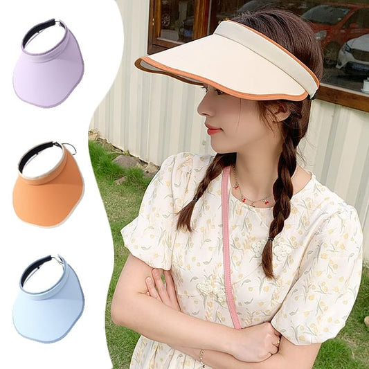 Sun Contrast Trim Visor