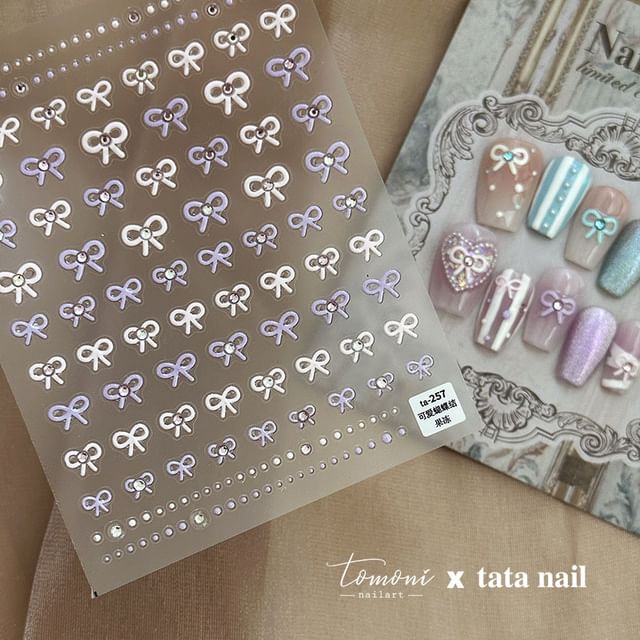 Ribbon Nail Art Sticker