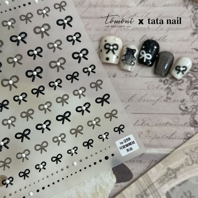 Ribbon Nail Art Sticker