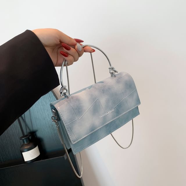 Flap Chain Top Crossbody Leather Faux Handle Bag Strap