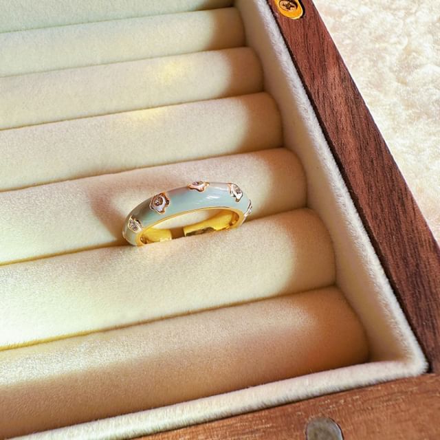 Glazed Open Ring