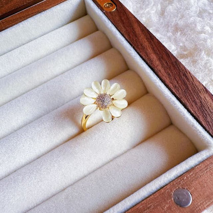 Floral Open Ring