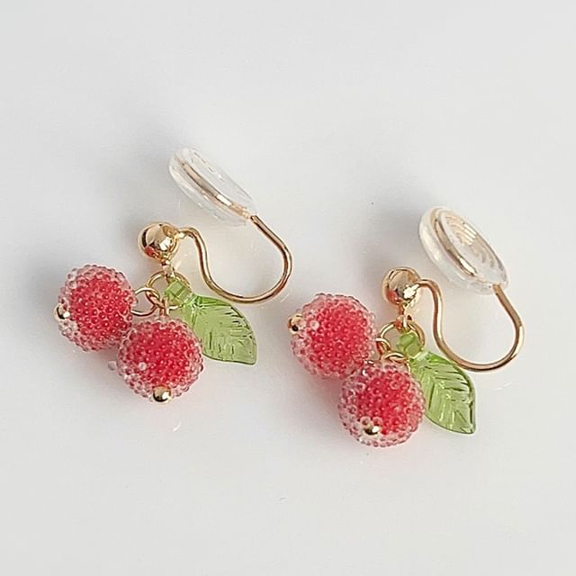 Fruit Resin Alloy Ear Cuff
