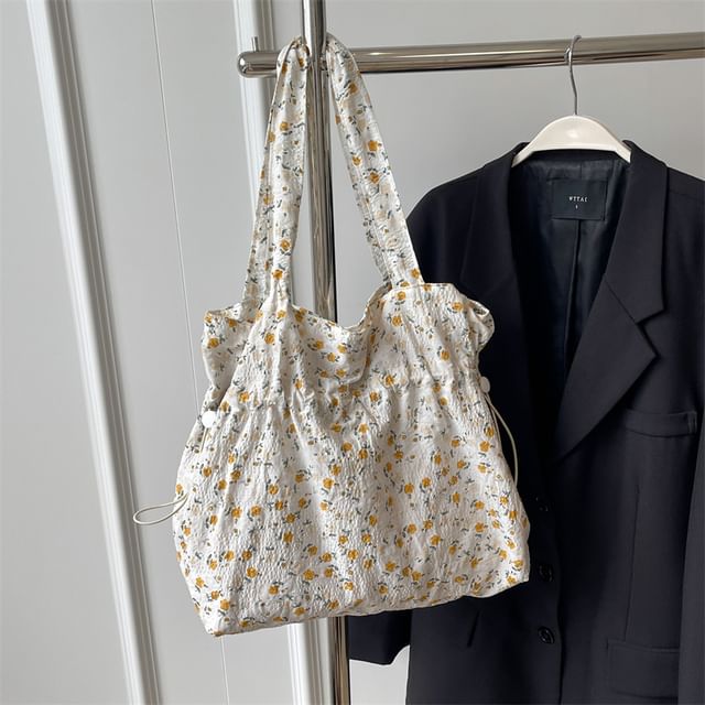 Sac cabas à cordon de serrage / foulard / ensemble à motif floral