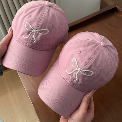 Baseball Bow Cap Embroidered