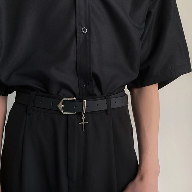Faux Leather Belt