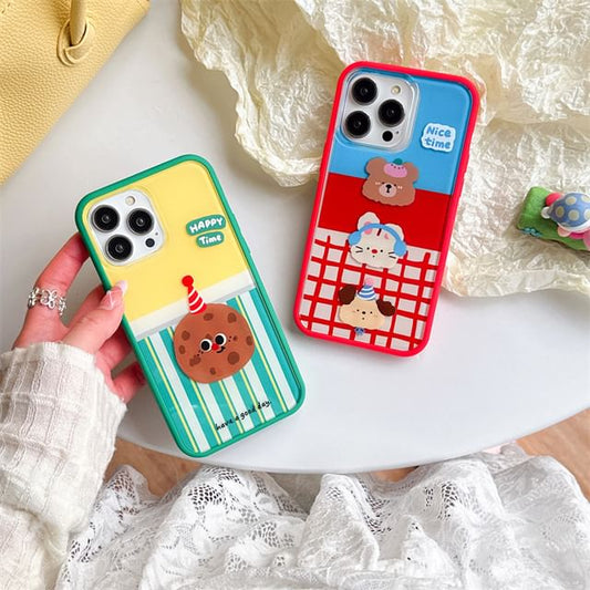 Cartoon Phone Case - iPhone 15 Pro Max / 15 Pro / 15 Plus / 15 / 14 Pro Max / 14 Pro / 14 Plus / 14 / 13 Pro Max / 13 Pro / 13 / 13 mini / 12 Pro Max / 12 Pro / 12 / 12 mini / 11 Pro Max / 11 Pro / 11