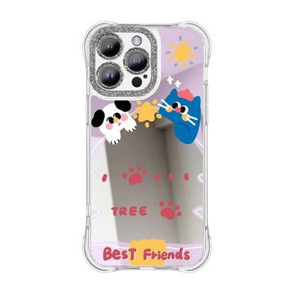 Phone Mirrored Cartoon Case
