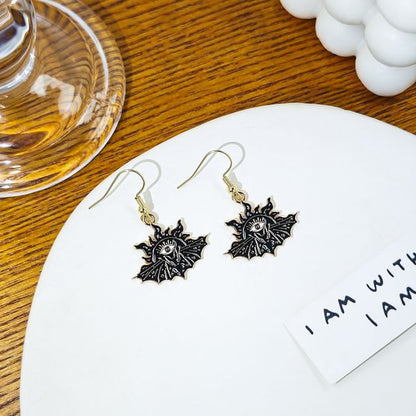 Halloween Bat Alloy Drop Earring (Various Designs)