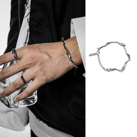 Irregular Stainless Steel Bracelet