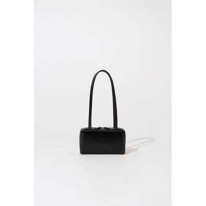 Plain Faux Leather Shoulder Bag