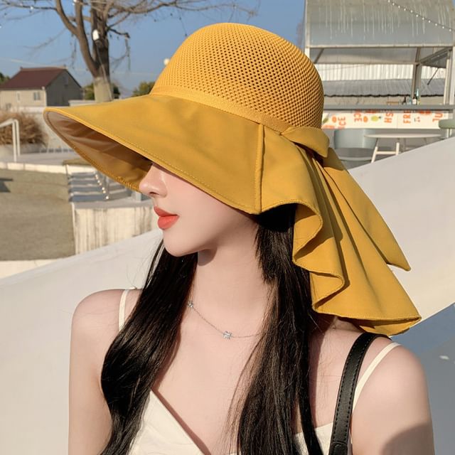 Ruffle Plain Sun Hat