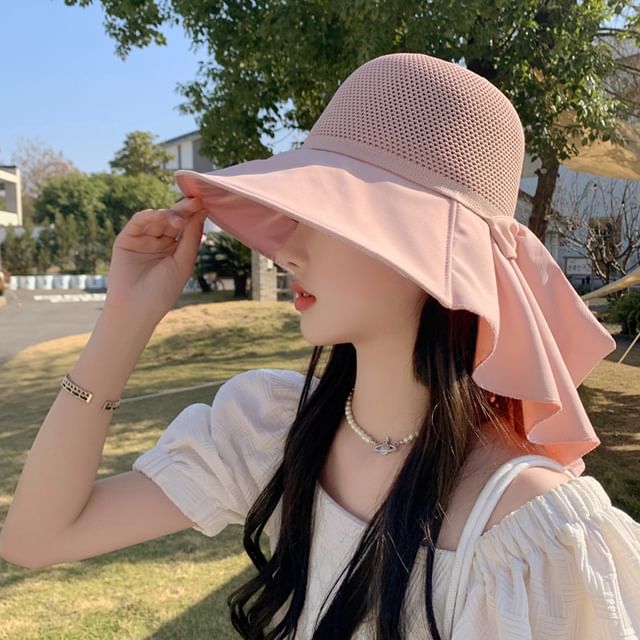 Ruffle Plain Sun Hat
