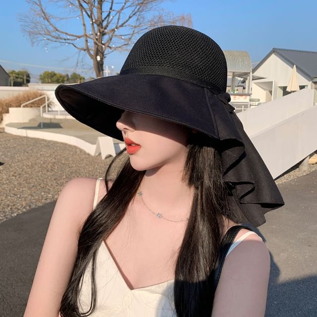 Ruffle Plain Sun Hat