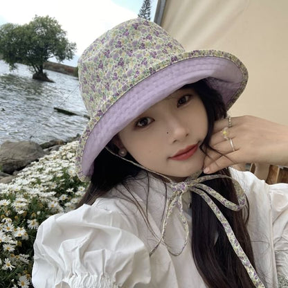 Floral Print Bucket Hat