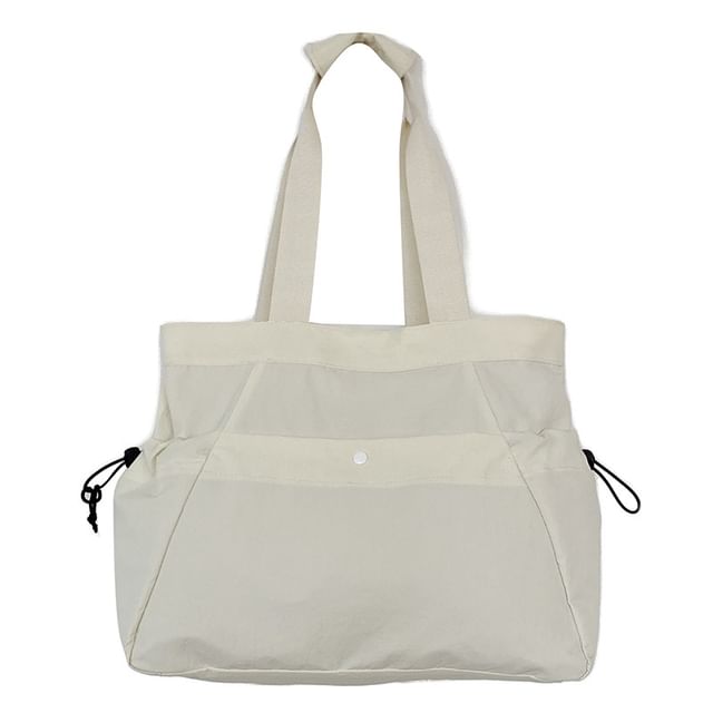 Plain Zip Tote Bag