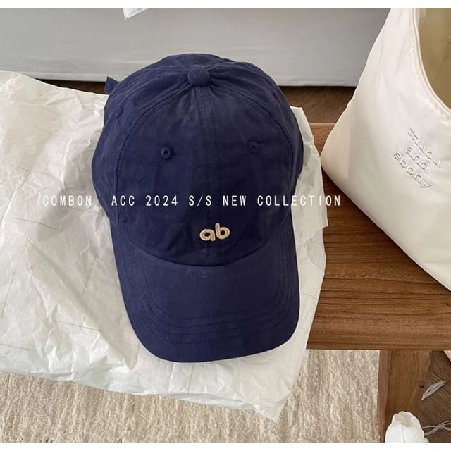 Embroidered Logo Cotton Twill Cap