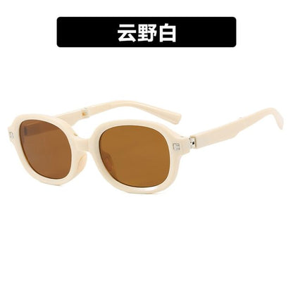 Oval Foldable Sunglasses