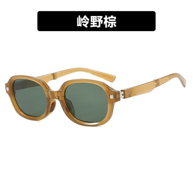 Oval Foldable Sunglasses