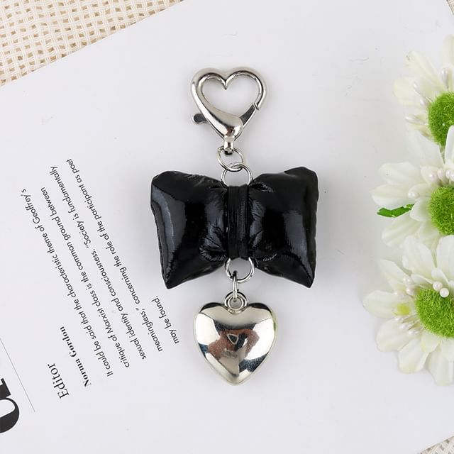 Heart Bow Keyring