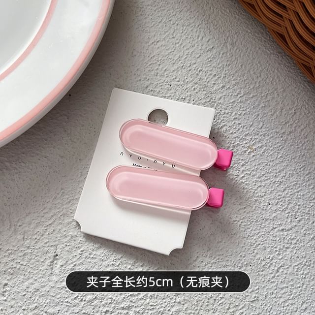 Set of 2: Acrylic Hair Clip