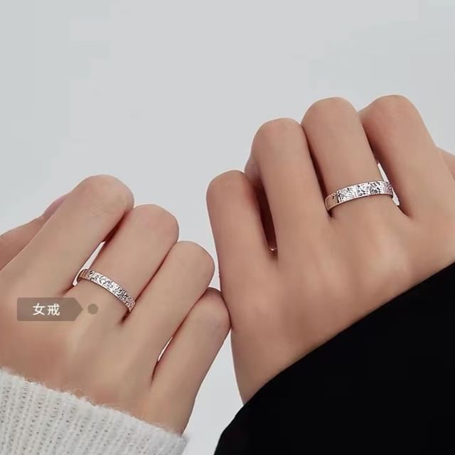 Couple Matching Sterling Silver Ring