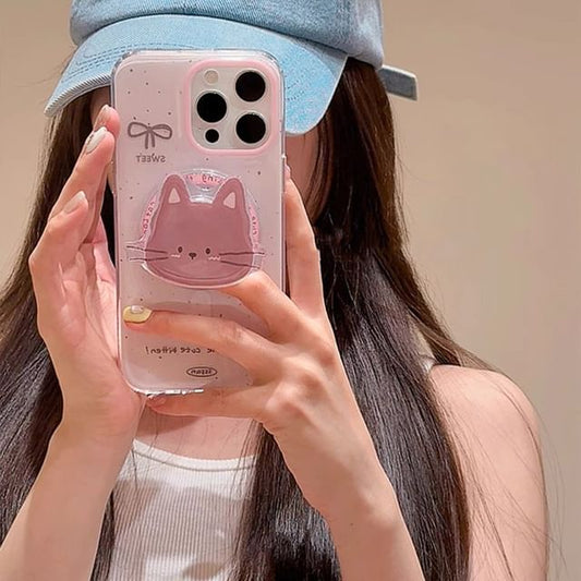 Cat Phone Case - iPhone 15 Pro Max / 15 Pro / 15 / 14 Pro Max / 14 Pro / 14 / 13 Pro Max / 13 Pro / 13 / 12 Pro Max / 12 Pro / 12