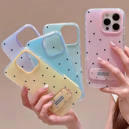 Dotted Phone Case - iPhone 15 Pro Max / 15 Pro / 15 / 14 Pro Max / 14 Pro / 14 / 13 Pro Max / 13 Pro / 13 / 12 Pro Max / 12 Pro / 12