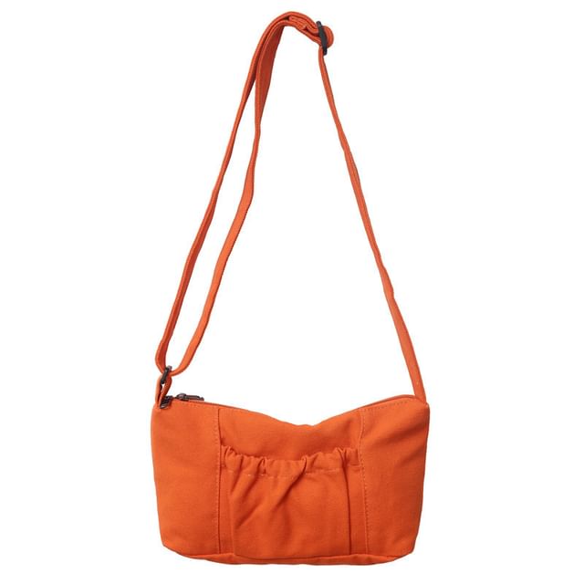 Hobo-Tasche aus Canvas, schlicht