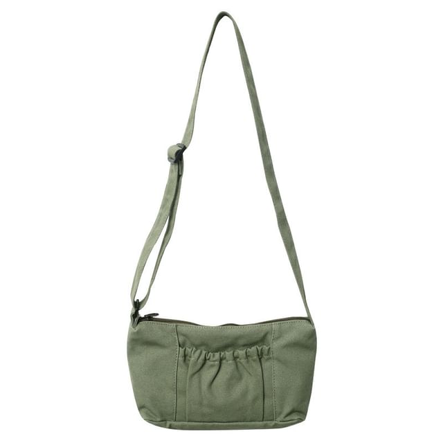 Hobo-Tasche aus Canvas, schlicht