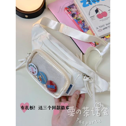 PVC Panel Belt Bag / Bag Charm / Set