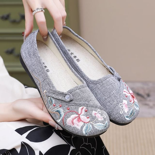 Flats Embroidered Textile