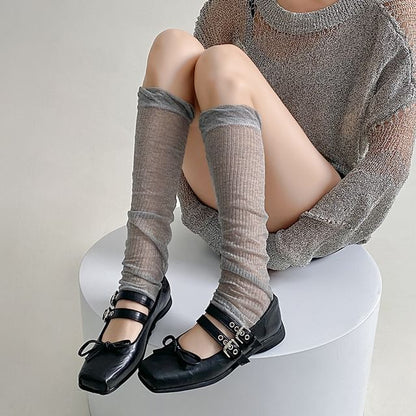 Ribbed Leg Warmers