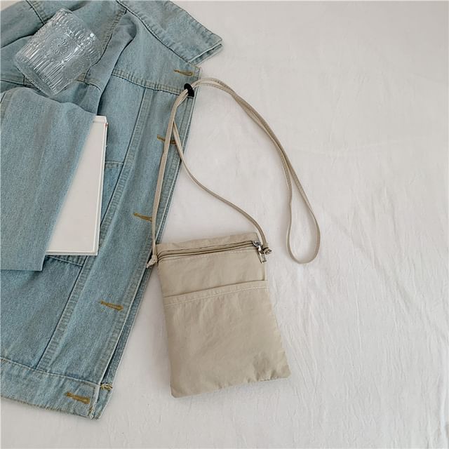 Plain Nylon Crossbody Bag