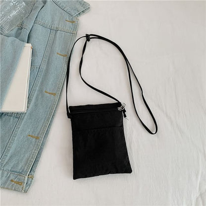 Plain Nylon Crossbody Bag