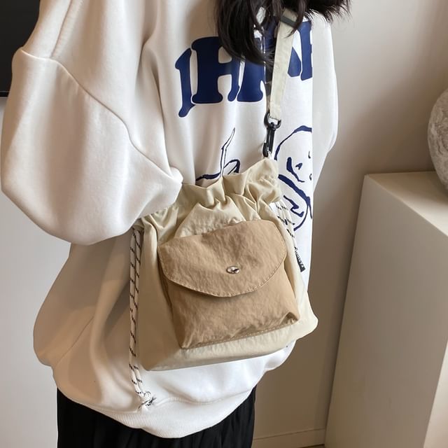 Canvas Two Tone Bucket Bag – SpreePicky